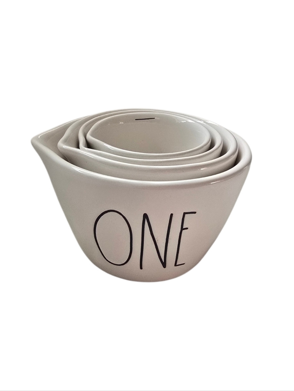 Rae Dunn by Magenta 4 Piece Measuring Cup Set in Matte